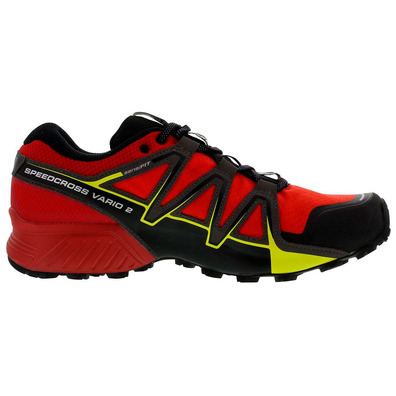 Sapato Salomon Speedcross Vario 2 GTX Vermelho / Cinza / Amarelo