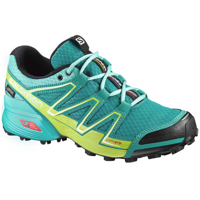 Sapato Salomon Speedcross Vario GTX W Aquamarine / Lima