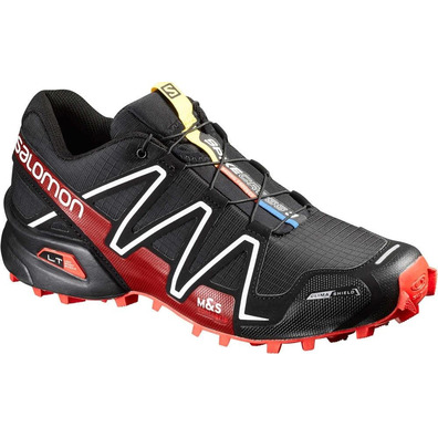 Sapato Salomon Spikecross 3 CS Preto / Vermelho