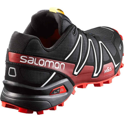 Sapato Salomon Spikecross 3 CS Preto / Vermelho