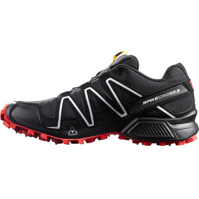 Sapato Salomon Spikecross 3 CS Preto / Vermelho