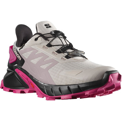 Sapato Salomon Supercross 4 GTX W rosa/cinza/preto