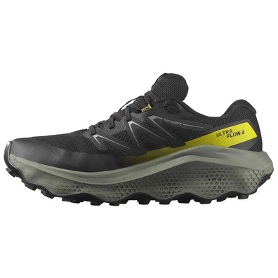 Tênis Salomon Ultra Flow 2 GTX Preto/Amarelo