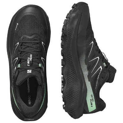 Tênis Salomon Ultra Flow 2 GTX Preto/Verde