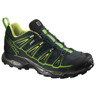 Sapato Salomon X Ultra 2 GTX Preto / Verde / Lima