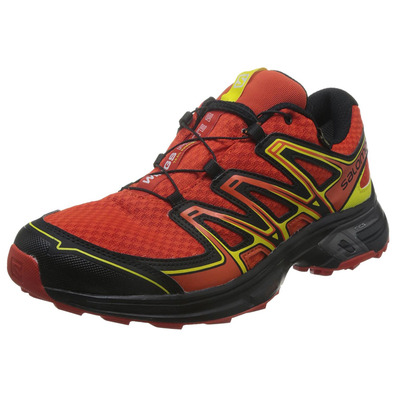 Sapato Salomon Wings Flyte 2 GTX Vermelho / Preto / Amarelo