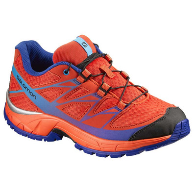 Salomon XT Wings Kid Laranja / Sapato Azul