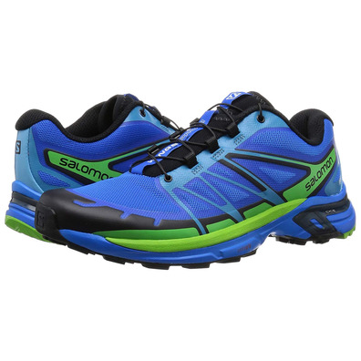 Sapatos Salomon Wings Pro 2 Azul / Verde