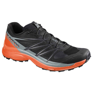 Sapato Salomon Wings Pro 3 Preto / Laranja / Cinza