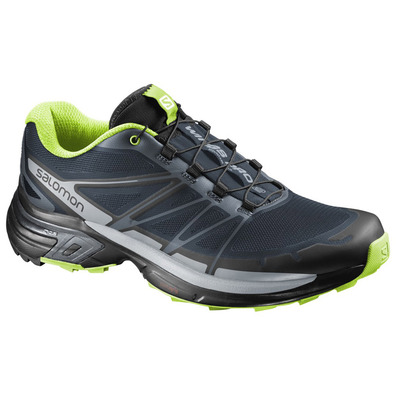 Salomon Wings Pro 2 Antracite / Sapato Verde