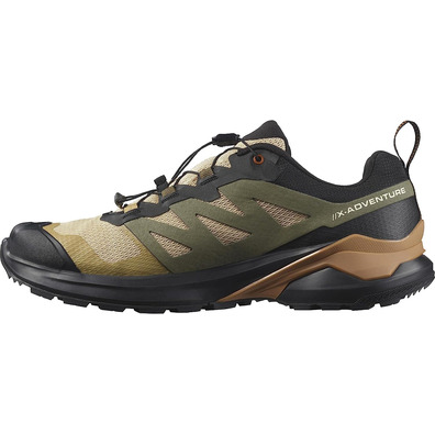 Sapato Salomon X-Adventure GTX bege/verde/preto