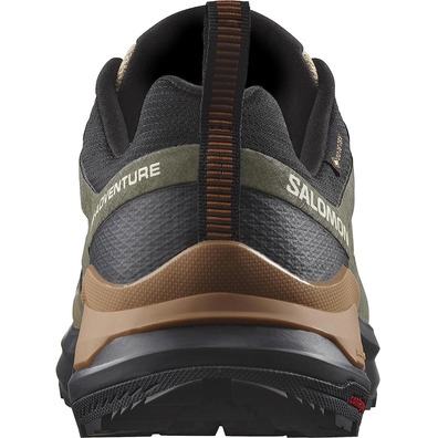 Sapato Salomon X-Adventure GTX bege/verde/preto