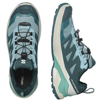 Sapato de água verde Salomon X-Adventure GTX W