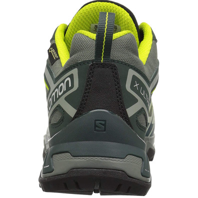 Sapatos Salomon X Ultra 3 GTX Verde / Cinza / Lima