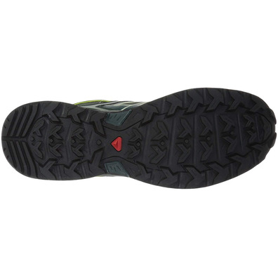 Sapatos Salomon X Ultra 3 GTX Verde / Cinza / Lima