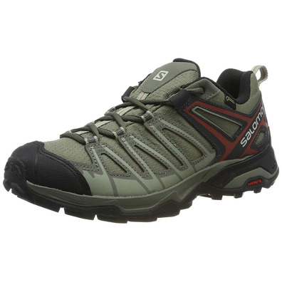 Sapatos Salomon X Ultra 3 Prime GTX Verde Cinza / Azulejo