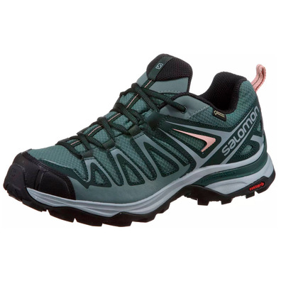 Sapatos Salomon X Ultra 3 Prime GTX W Verde / Preto