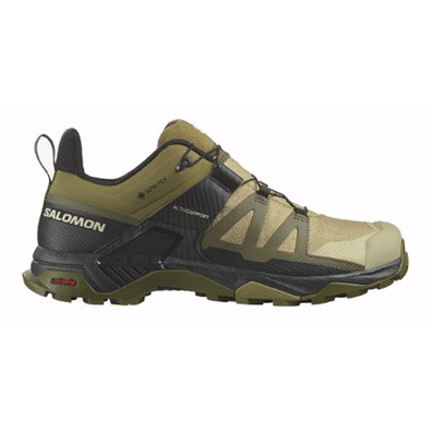 Sapato verde Salomon X Ultra 4 GTX