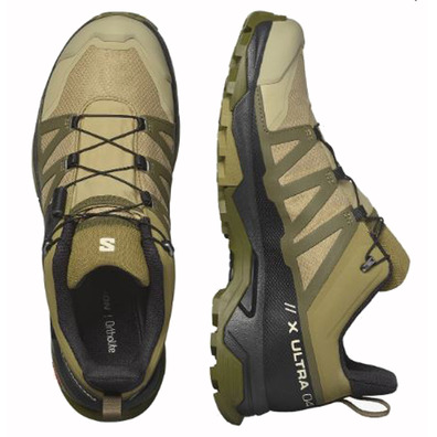 Sapato verde Salomon X Ultra 4 GTX