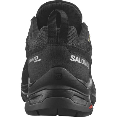 Salomon X Ward couro GTX W sapato preto