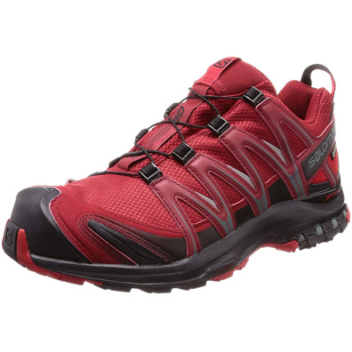 Sapatos Salomon XA PRO 3D GTX vermelho escuro / preto