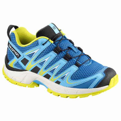 Sapatos Salomon XA Pro 3D J Azul / Amarelo / Branco