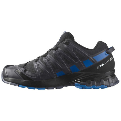 Sapato Salomon XA PRO 3D V8 GTX Preto/Azul