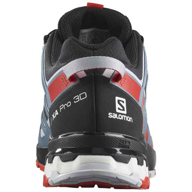 Sapato Salomon XA PRO 3D V8 GTX preto/cinza/vermelho