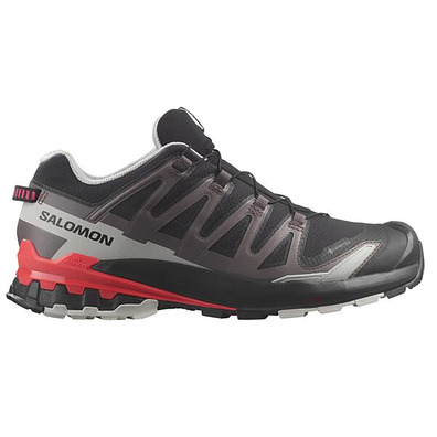 Sapato Salomon XA PRO 3D V9 GTX preto/cinza/vermelho