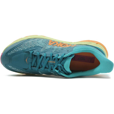 Tênis Hoka Mafate Speed 4 W Aquamarine/Coral