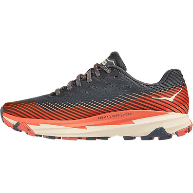 Tênis Hoka Torrent 2 W Cinza/Coral