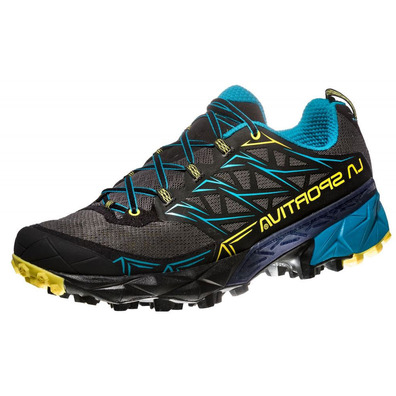 Sapatos La Sportiva Akyra Preto / Azul / Amarelo