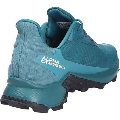 Sapatos Salomon Alphacross 3 GTX Verde Aqua