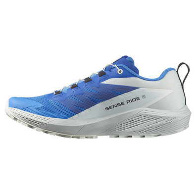 Sapatos Salomon Sense Ride 5 Azul/Branco