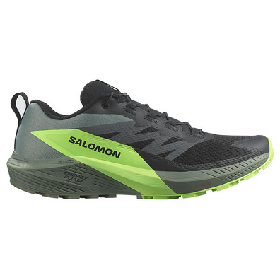 Sapatos Salomon Sense Ride 5 Preto/Verde