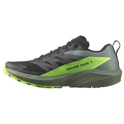 Sapatos Salomon Sense Ride 5 Preto/Verde