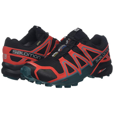 Sapatos Salomon Speedcross 4 GTX Preto / Vermelho