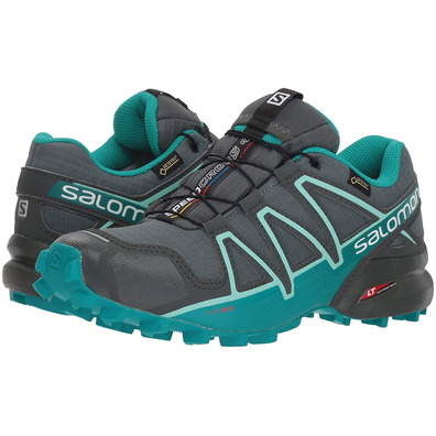 Sapatos Salomon Speedcross 4 GTX W cinza / turquesa