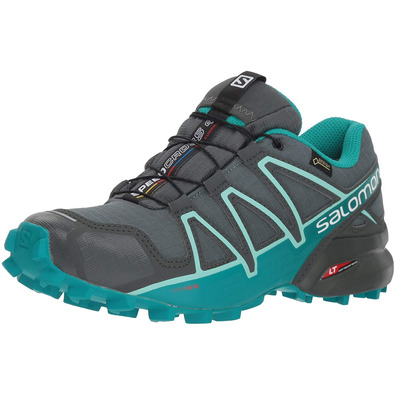 Sapatos Salomon Speedcross 4 GTX W cinza / turquesa