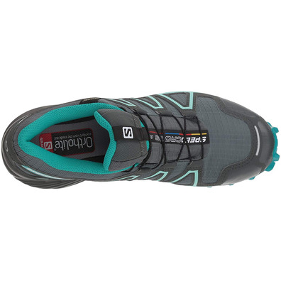 Sapatos Salomon Speedcross 4 GTX W cinza / turquesa