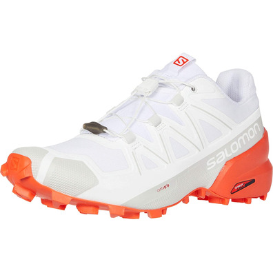 Salomon Speedcross 5 Sapatos Branco / Laranja