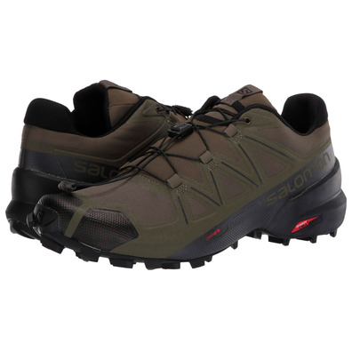 Salomon Speedcross 5 tênis verde cáqui