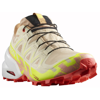 Tênis Salomon Speedcross 6 GTX W Bege/Amarelo