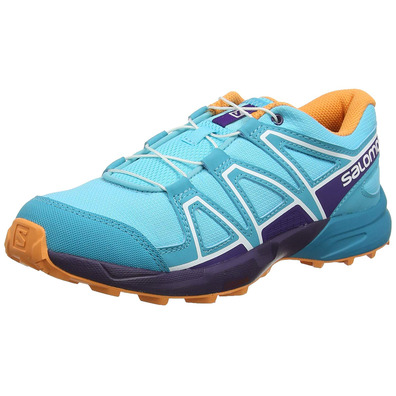 Sapatos Salomon Speedcross J Turquesa / Roxo / Laranja