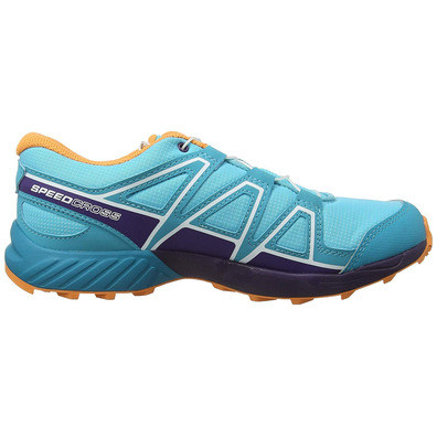 Sapatos Salomon Speedcross J Turquesa / Roxo / Laranja