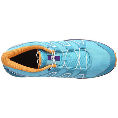 Sapatos Salomon Speedcross J Turquesa / Roxo / Laranja