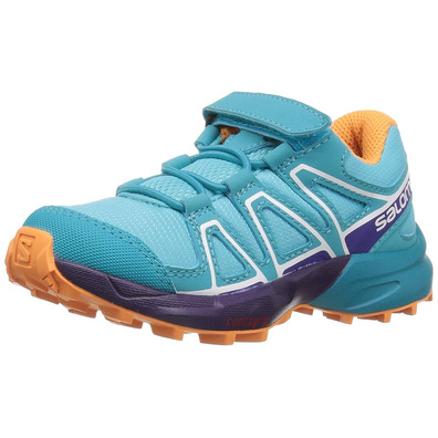 Sapatos Salomon Speedcross Kid Turquesa / Roxo / Laranja