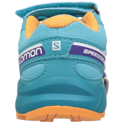 Sapatos Salomon Speedcross Kid Turquesa / Roxo / Laranja
