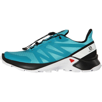 Sapatos Salomon Supercross W azul celeste