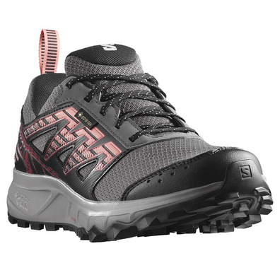 Tênis Salomon Wander GTX W Cinza/Rosa